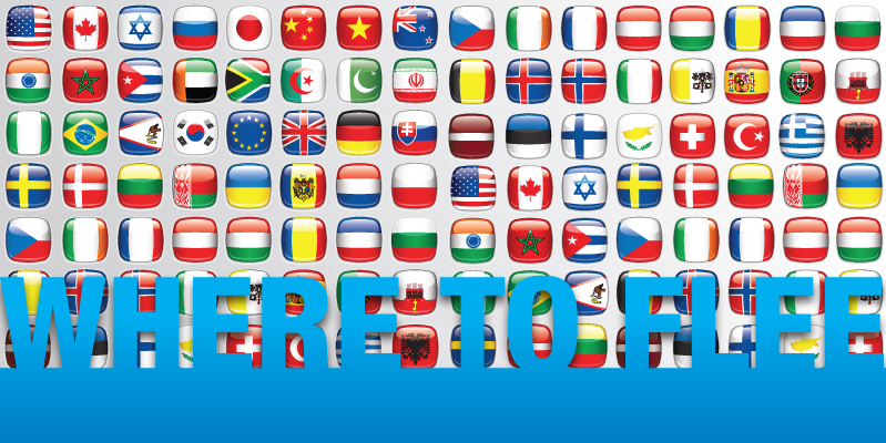 Where to Flee - moving to your safer place in the world Where to Flee - you need to go - but where?